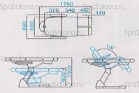 Педикюрное кресло SD-3869AS, 5 моторов СЛ